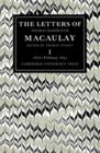 Image for The Letters of Thomas Babington Macaulay 6 Volume Paperback Set