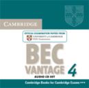 Image for Cambridge BEC 4 vantage  : examination papers from University of Cambridge ESOL Examinations