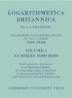Image for Logarithmetica Britannica 2 Volume Paperback Set