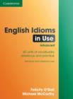 Image for English Idioms in Use Advanced with Answers