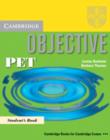 Image for Objective PET Pack (Student&#39;s Book and PET for Schools Practice Test Booklet without Answers with Audio CD)