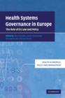 Image for Health Systems Governance in Europe