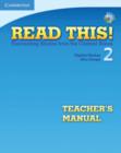 Image for Read This! Level 2 Teacher&#39;s Manual with Audio CD