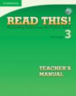 Image for Read This! Level 3 Teacher&#39;s Manual with Audio CD
