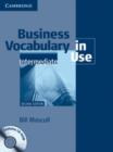 Image for Business vocabulary in use  : intermediate with answers