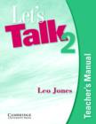 Image for Let&#39;s talk 2  : speaking and listening activities for intermediate students: Teacher&#39;s manual
