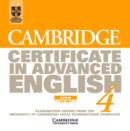 Image for Cambridge Certificate in Advanced English 4 Audio CD Set (2 CDs)