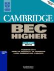 Image for BEC higher  : practice tests from the University of Cambridge Local Examinations Syndicate