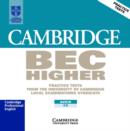Image for Cambridge BEC Higher Audio CD : Practice Tests from the University of Cambridge Local Examinations Syndicate
