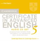 Image for Cambridge Certificate in Advanced English 5 Audio CD Set