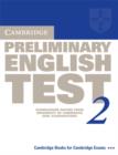 Image for Cambridge preliminary English test 2: Student&#39;s book