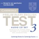 Image for PET Practice Tests : Cambridge Preliminary English Test 3 Audio CD Set (2 CDs): Examination Papers from the University of
