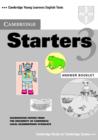 Image for Cambridge Starters 3 Answer Booklet
