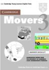 Image for Cambridge Movers 3 Answer Booklet