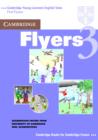 Image for Cambridge Flyers 3 Student&#39;s Book