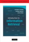 Image for Introduction to Information Retrieval International Student Edition