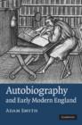 Image for Autobiography in Early Modern England