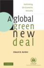 Image for A global green new deal  : rethinking the economic recovery