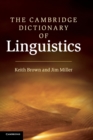 Image for The Cambridge dictionary of linguistics
