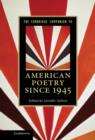 Image for The Cambridge Companion to American Poetry since 1945