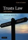 Image for Trusts law  : text and materials