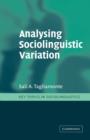 Image for Analysing Sociolinguistic Variation