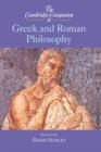 Image for The Cambridge companion to Greek and Roman philosophy