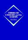 Image for Formulaic language and the lexicon