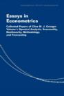 Image for Essays in econometrics  : collected papers of Clive W.J. GrangerVol. 1: Spectral analysis, seasonality, nonlinearity, methodology, and forecasting