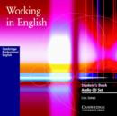 Image for Working in English Audio CD Set (2 CDs)