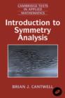 Image for Introduction to Symmetry Analysis Paperback with CD-ROM