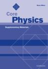 Image for Core physics: Supplementary materials