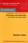 Image for Listening and speaking: Teacher&#39;s book
