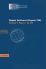 Image for Dispute Settlement Reports 1996