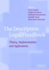 Image for The description logic handbook  : theory, implementation, and applications