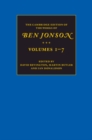 Image for The Cambridge Edition of the Works of Ben Jonson 7 Volume Set