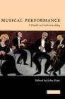 Image for Musical performance  : a guide to understanding