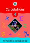 Image for Cambridge mathematics direct 4: Calculations Teacher&#39;s handbook