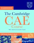 Image for The Cambridge CAE course: Self-study student&#39;s book