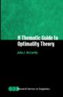 Image for A Thematic Guide to Optimality Theory