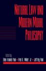 Image for Natural Law and Modern Moral Philosophy: Volume 18, Social Philosophy and Policy, Part 1