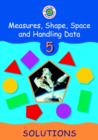 Image for Cambridge Mathematics Direct 5 Measures, Shape, Space and Handling Data Solutions