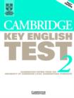 Image for Cambridge key English test 2: Student&#39;s book