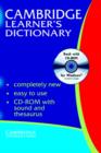 Image for Cambridge learner&#39;s dictionary
