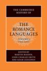 Image for The Cambridge History of the Romance Languages: Volume 1, Structures