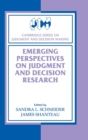 Image for Emerging Perspectives on Judgment and Decision Research