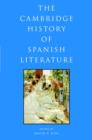 Image for The Cambridge history of Spanish literature