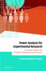 Image for Power Analysis for Experimental Research