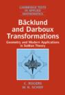 Image for Backlund and Darboux Transformations