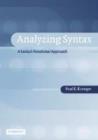 Image for Analyzing Syntax